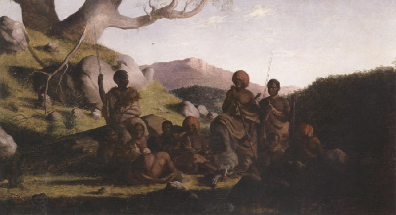 Robert Dowling Tasmanian Aborigines China oil painting art